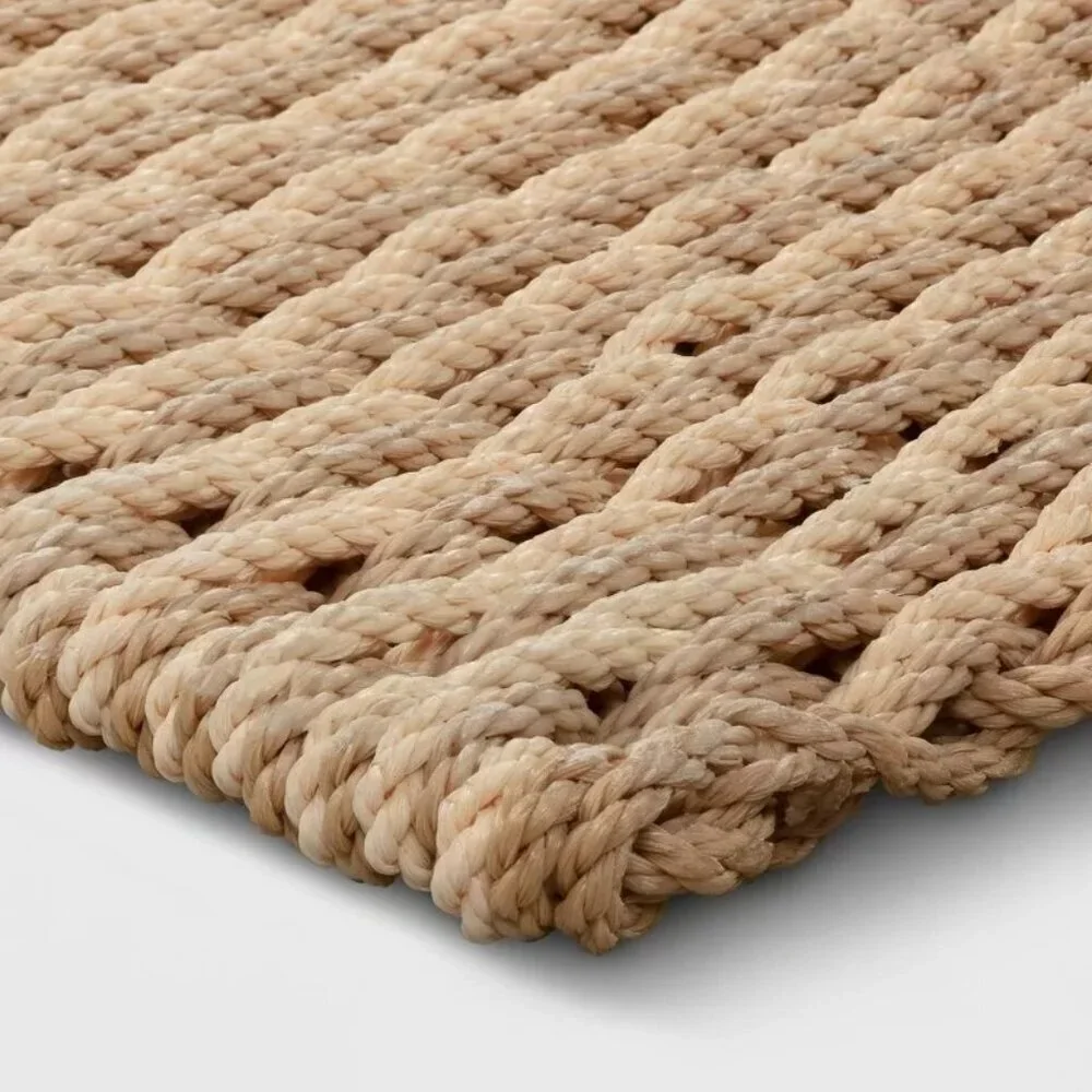 Basket Weave Poly Rope Outdoor Door Mat Natural‎ - Threshold Studio McGee, 2023